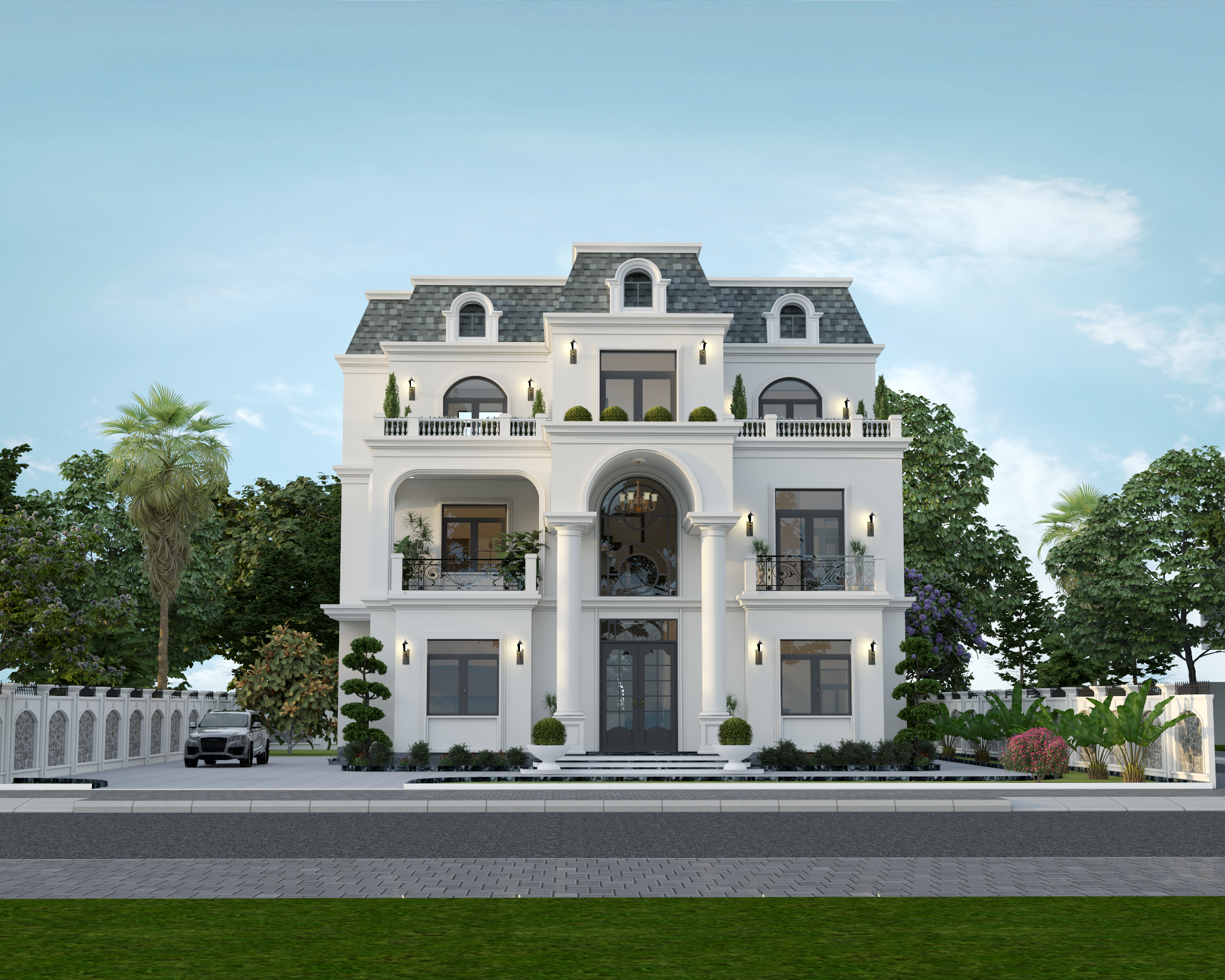 Biệt thự 3 tầng