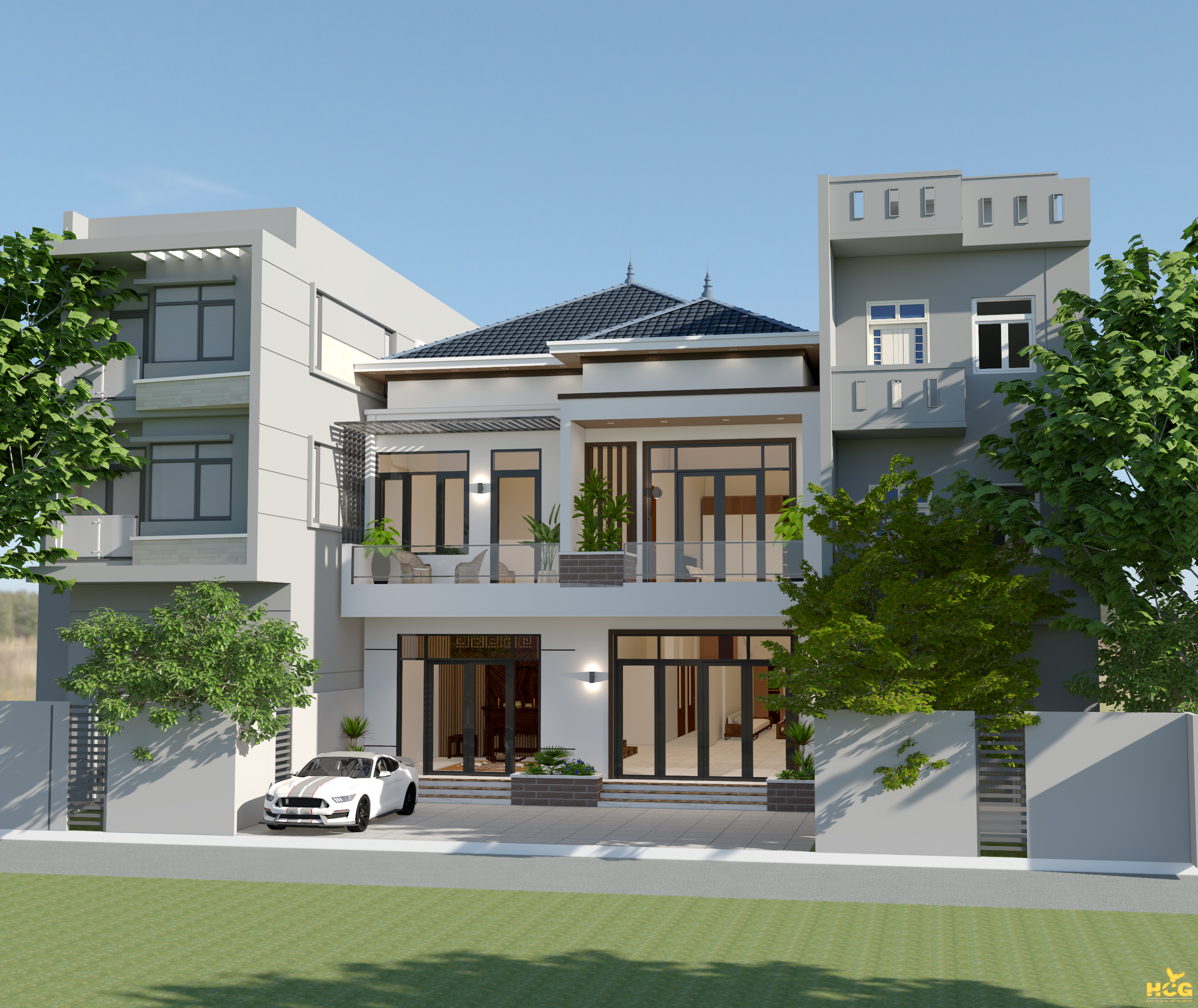 Thi công nhà phố