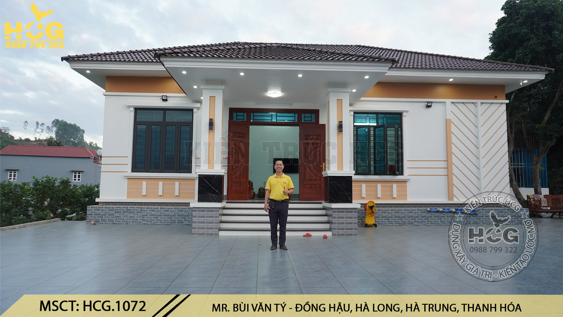 HOÀN THIỆN BIỆT THỰ VƯỜN MÁI NHẬT TẠI HÀ TRUNG - THANH HÓA - HCG.1072