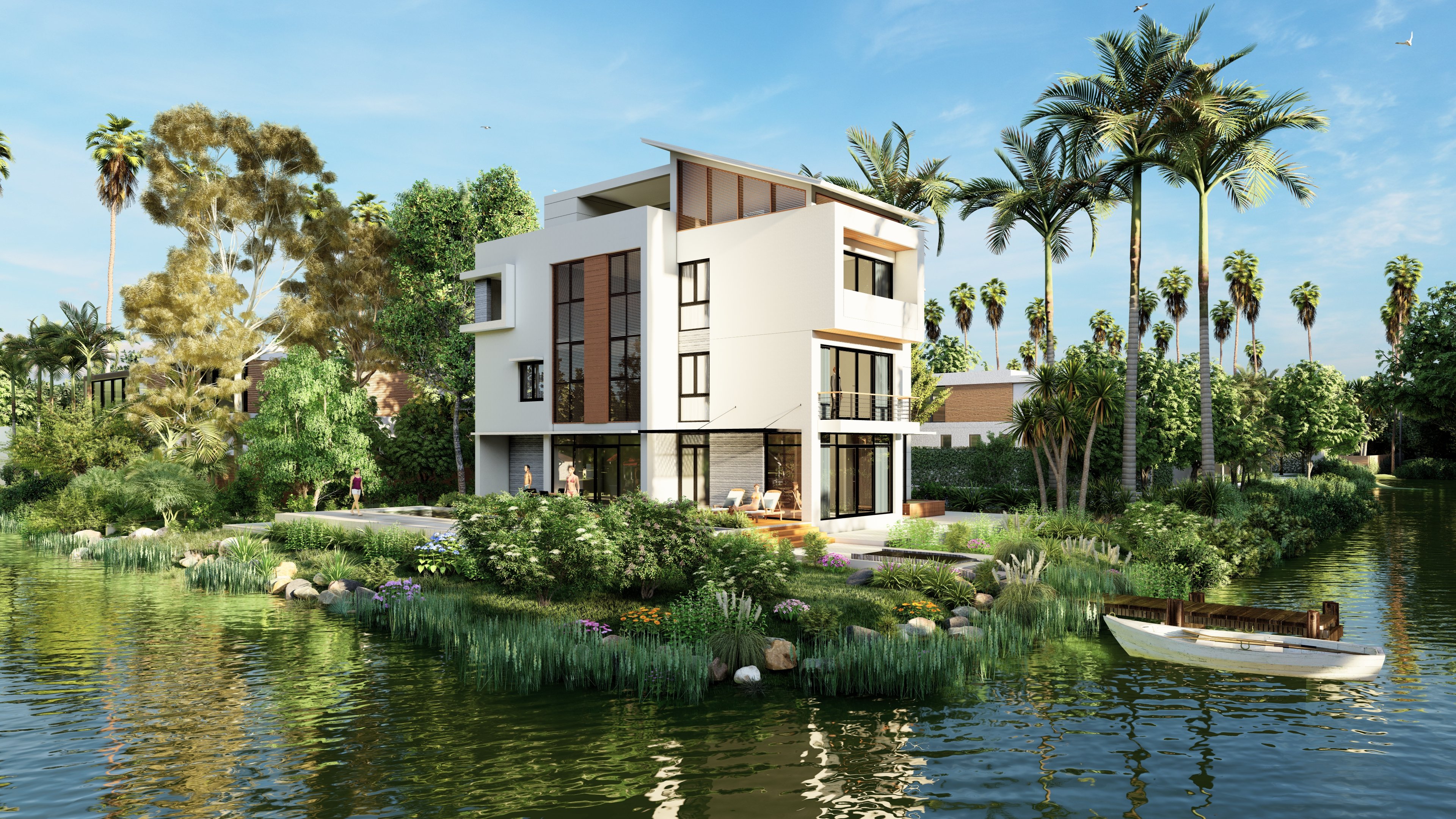 THIẾT KẾ VILLA 3 TẦNG ĐẸP HIỆN ĐẠI