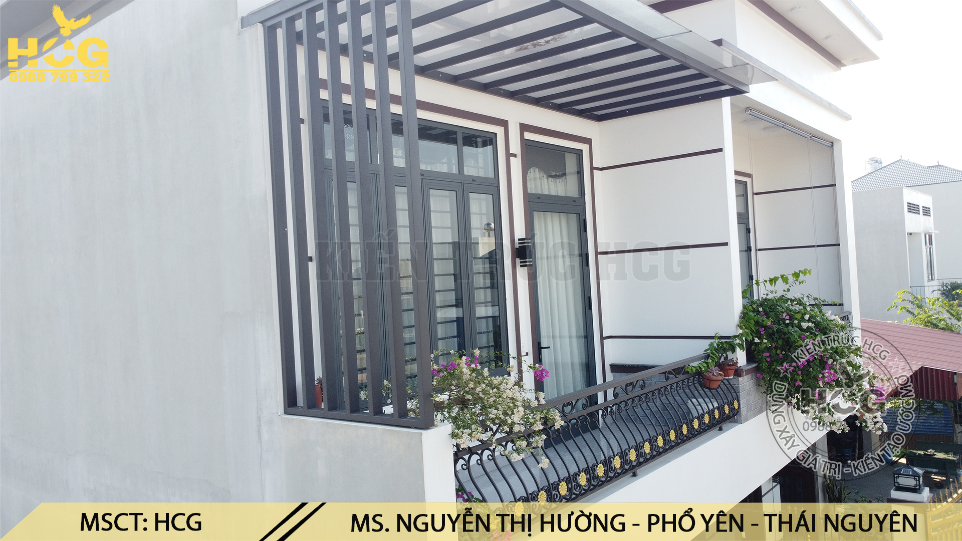 Mẫu BIỆT THỰ 2 Tầng ĐẸP HIỆN ĐẠI SANG TRỌNG Tại Phổ Yên Thái Nguyên